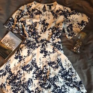 White and Blue summer dress